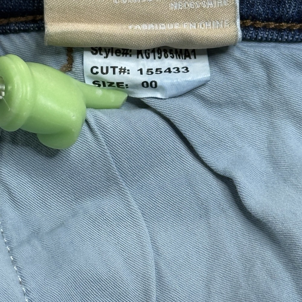 KUT From The Kloth Meg High Rise Wide Leg Crop Jeans Women's Size 00 Blue Modern - Picture 8 of 14